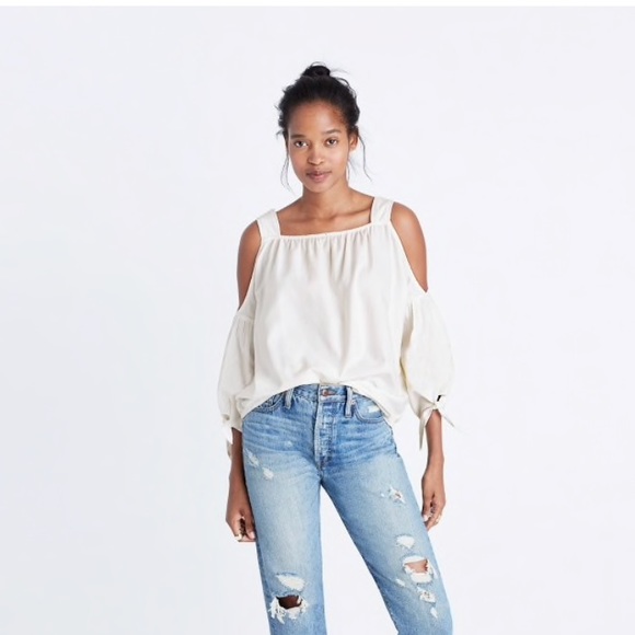 Madewell Tops - Madewell cold-shoulder top